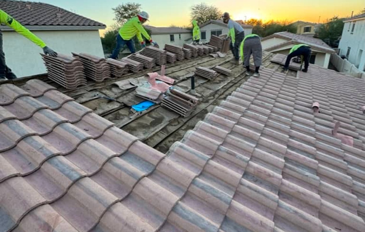 Residential roofing project by Vivid Roofs, Arizona
